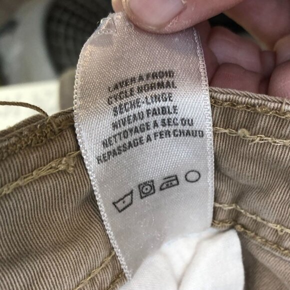 Vintage Aeropostale Womens Pants Size 3/4 Short Khaki Bootcut Casual Classic Tan - Picture 11 of 14